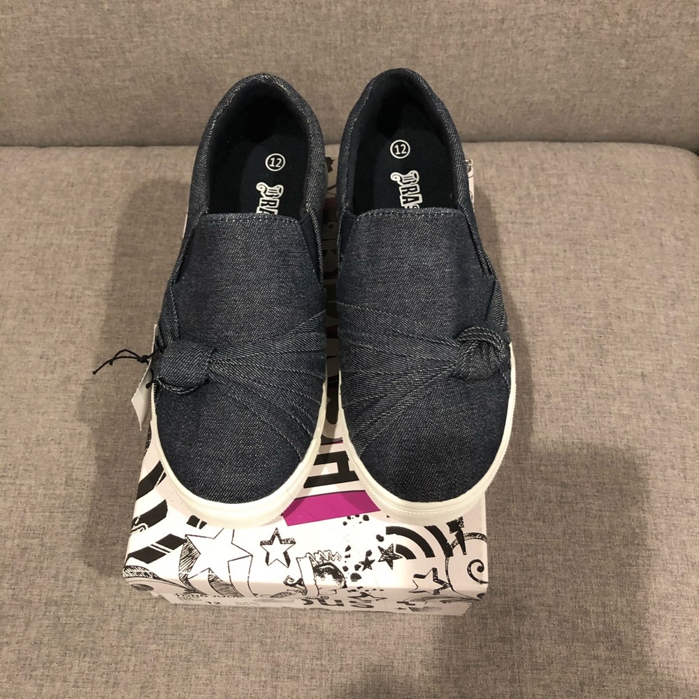 New Denim girl shoes size 12 toddler